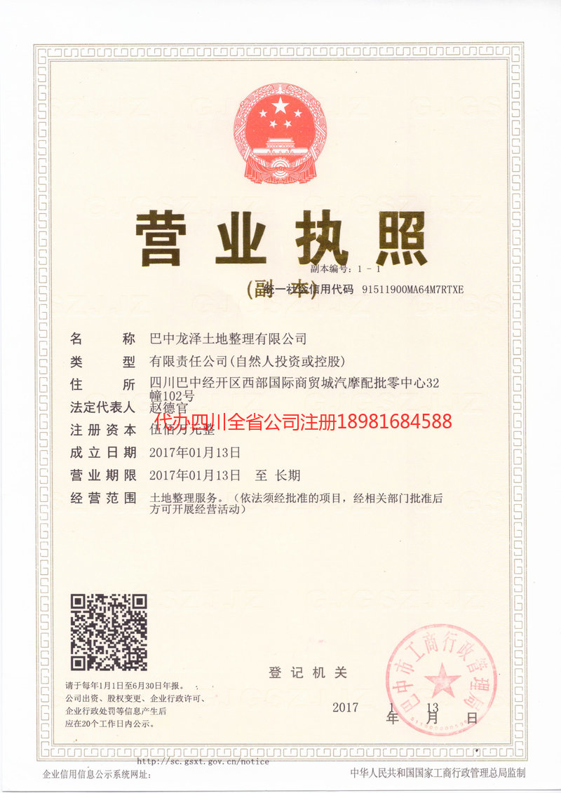 资阳市资阳市龙泽土地整理有限公司